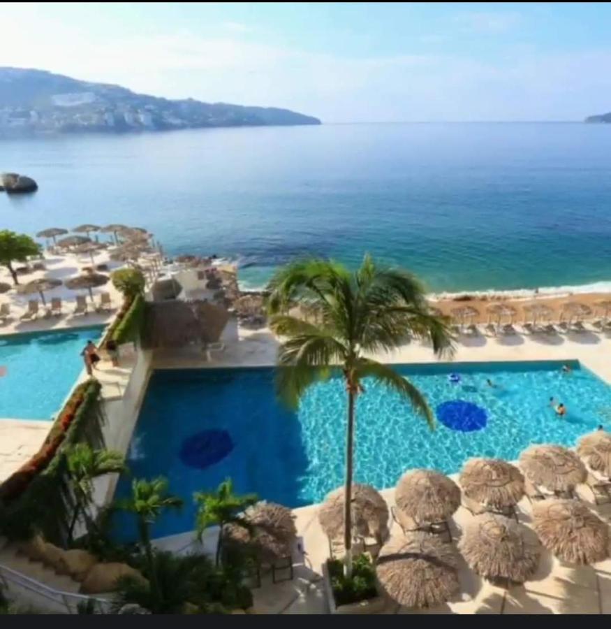 Suite En Torres Gemelas A Pie De Playa 611 Acapulco Exteriér fotografie
