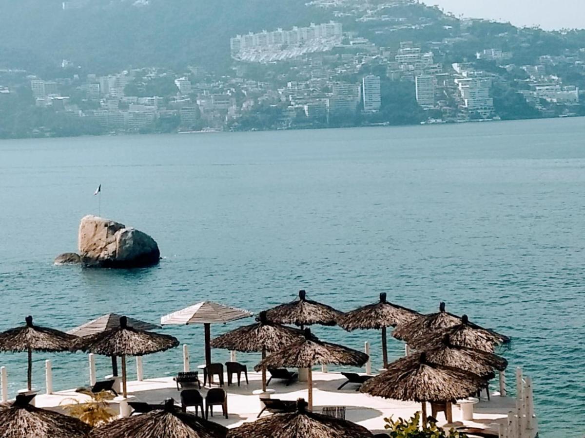 Suite En Torres Gemelas A Pie De Playa 611 Acapulco Exteriér fotografie
